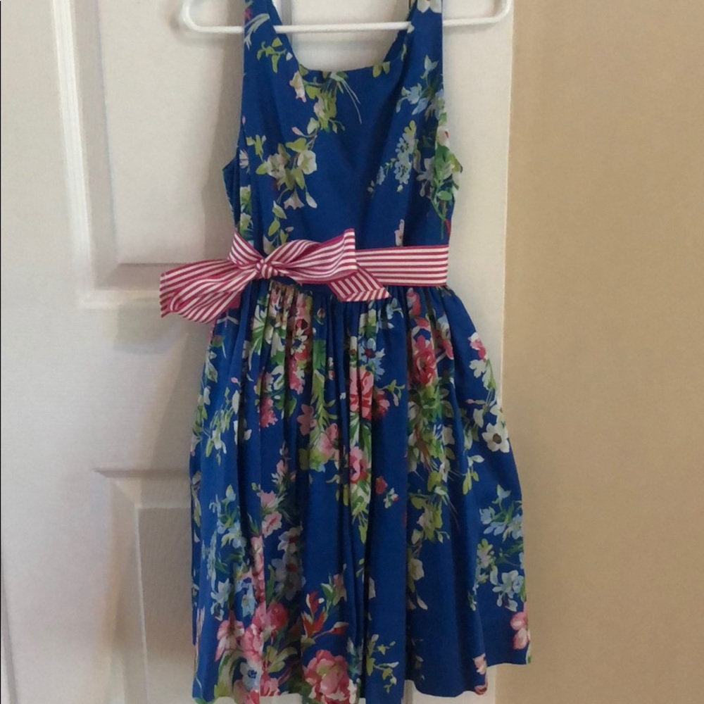 💙Polo Ralph Lauren Girls Floral Spring Dress